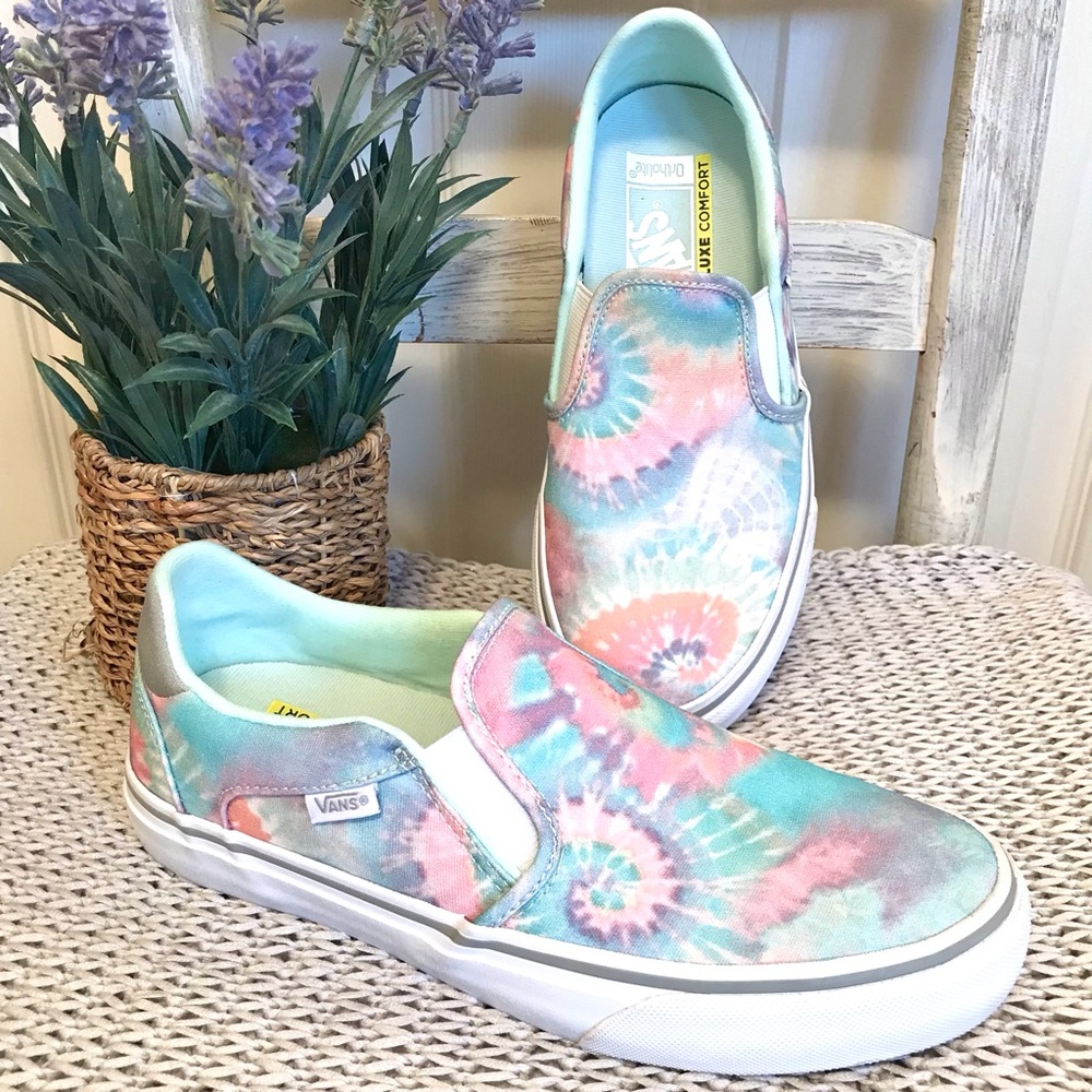Vans Asher Deluxe Tie Dye Soothing Sea